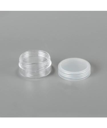 Liujzzi 20-Piece Travel Cosmetic Container Set | Glass Pots with Clear Lids for Creams Samples & Makeup Storage (5g 10g 15g 20g) - Buy Online on GoSupps.com