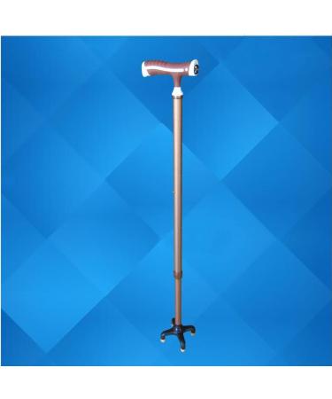 Aluminium Small Four-Legged Crutches Elderly Crutches Telescopic Crutches Elderly Four-Angle Crutches Crutches with Hand Grips Smooth Sailing - Buy Online on GoSupps.com