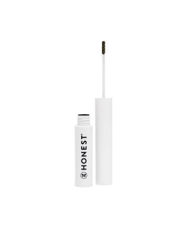 Honest Beauty Honestly Healthy Brow Gel  Clear with Castor Oil  Plant Derived Proteins  Silicone Free  Vegan  0.05 Fl Oz