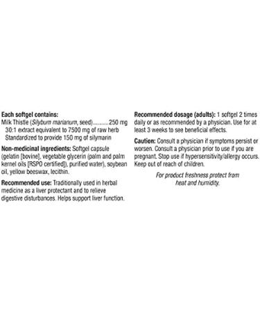 Holista Extra Strength Milk Thistle 250 mg - 240 softgels - Buy Online on GoSupps.com