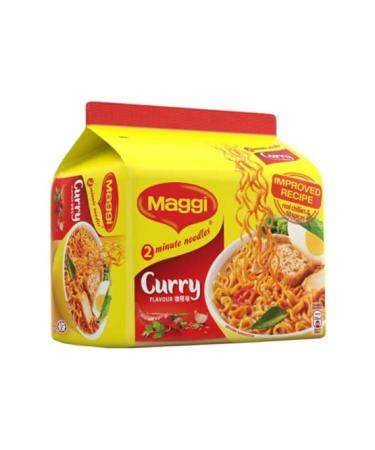 Maggi Instant Noodles Curry Flavour (5x78g) by Food Sanctuary - Buy Online on GoSupps.com
