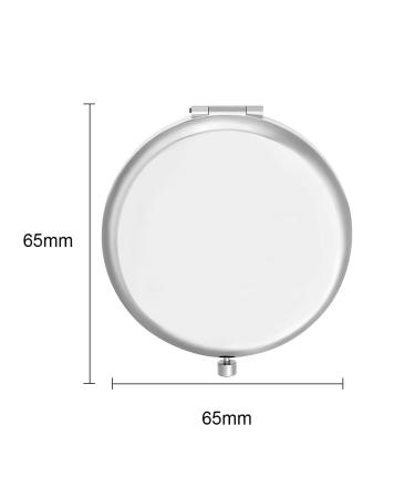 Teegxddy 1PCS Personalized Pocket Makeup Mirror | Small Magnifying Mirror - Perfect Birthday Gift for Daughter | International Shipping Available - Buy Online on GoSupps.com