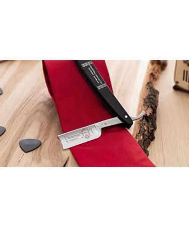 Buy DOVO Barbarossa Razor | Ebony 5/8 Spanish Head | Carbon Steel Full Hollow Grind - International Shipping Available - Buy Online on GoSupps.com