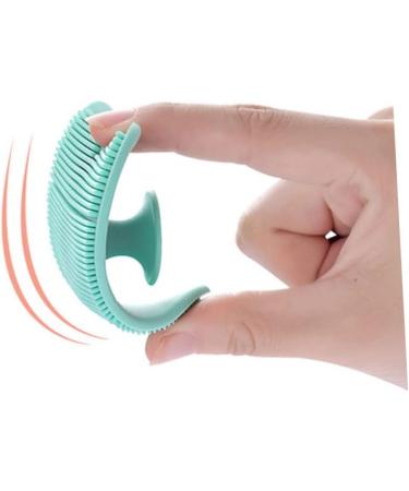 Totority 2pcs Baby Scalp Massager & Shampoo Brush Set - Silicone Scrubber for Cradle Cap & Hair Care - Green Baby Bath Comb - Buy Online on GoSupps.com