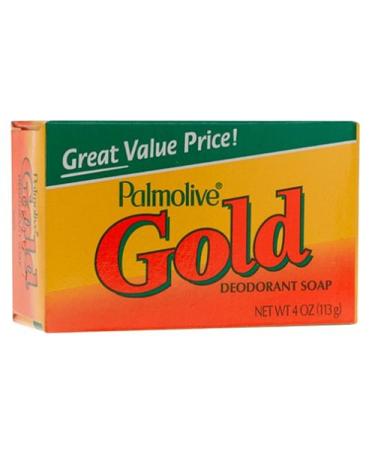 Palmolive Gold Deodorant Soap 4.0 Ounces (3 Bars)