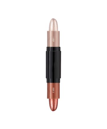 Highlight Pen Portable Pearlescent Glitter Eye Shadow Stick Double Ended Eyeshadow Pen for Eye Makeup Profile Pen (Color : B)