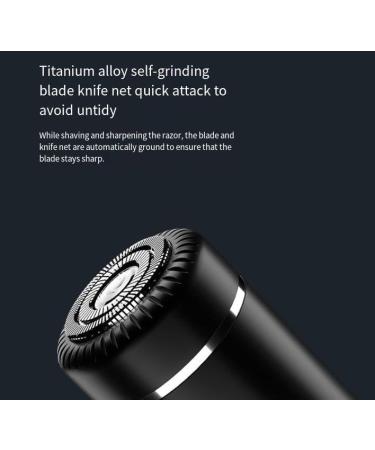 Buy Portable Electric Shaver for Men - Rechargeable Mini Razor (Wet & Dry) - Perfect for Travel & Home Use - Silver - Buy Online on GoSupps.com