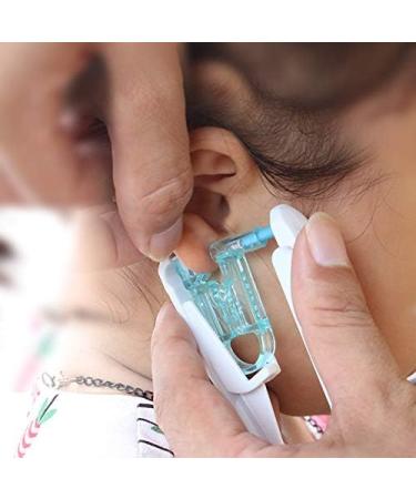 10pcs Disposable Safety Sterile Ear Piercing Gun Unit Tool With Ear Stud Asepsis Pierce Kit (Gold Pink) - Buy Online on GoSupps.com