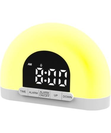 Buy Hovceh 2-in-1 Daylight Alarm Clock & Smart Wake-Up Light - Sunrise Alarm for Better Sleep | International Shipping Available - Buy Online on GoSupps.com