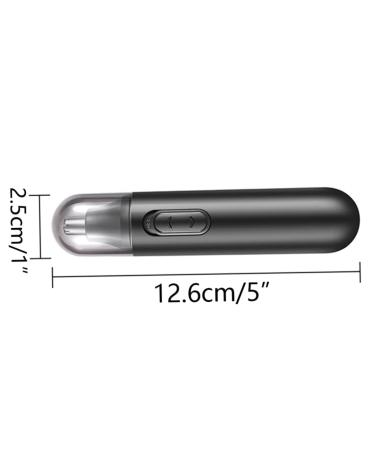 Buy 1PC Stainless Steel Nose Hair Trimmer & Ear Hair Remover - Waterproof Dual Edge Blades Mute Motor Cleaning Brush | International Shipping Available - Buy Online on GoSupps.com
