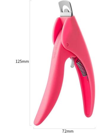 Clipper Trimmer Scissors Round Edge Finger Cutter Nail Manicure Tool Nail Clippers Professional Trimmer(Rose Red) - Buy Online on GoSupps.com