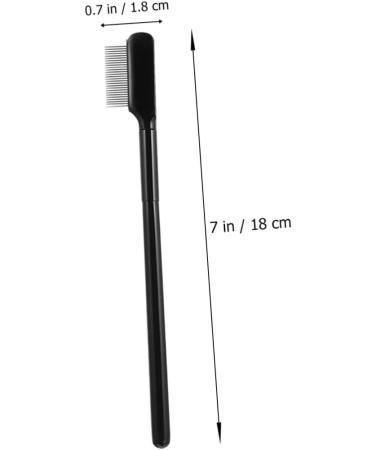 Beavorty eyelash comb eyebrow comb brush eyelash grooming brush makeup eyebrow comb Eyelash Separator Curler eyelash makeup tools folding eyebrow comb mini applicator steel needle Miss - Buy Online on GoSupps.com