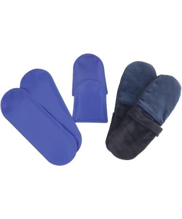 FOMI Hot Cold Therapy Gel Ice Socks (Blue, Large) - Cooling Wrap for Swollen Feet & Foot Pain - Buy Online on GoSupps.com
