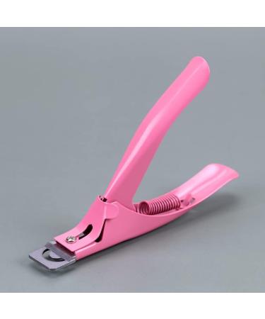 MARLAS Premium Fake Acrylic Nail Clippers Cutters - Precision Nail Cutter Trimmer for Artificial Fake Nails and Nail Art Tools Manicure Pedicure (Pink) - Buy Online on GoSupps.com