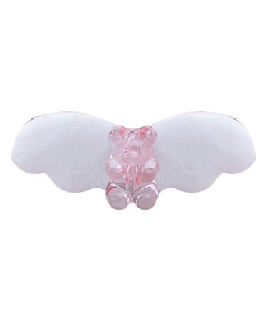 hgnxa Cute Bear Plush Angel Wing Hair Clip Sweet JK Girls Hairpins Barrettes Hair Accessories Aesthetics Hairgrip