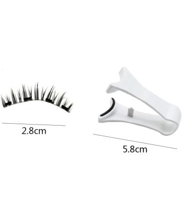 DIEREFEN Magnetic Eyelashes Natural Look False Eyelashes Magnetic Eyelashes With Applicator Reusable Magnetic Eyelashes No Glue Or Liner Needed Easy To Take Double Layer Independent Magnetic Box (A) - Buy Online on GoSupps.com