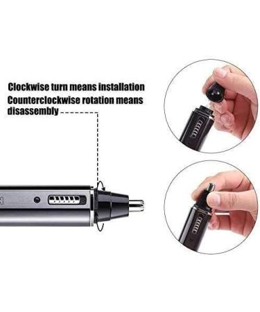 Rechargeable Ear Nose Hair Trimmer for Men & Women | Waterproof & Professional Stainless Steel Facial Hair Clipper - Buy Online on GoSupps.com