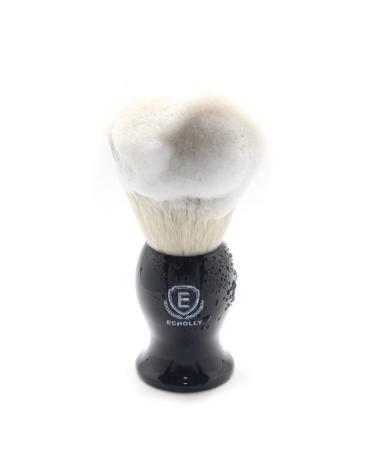 Echolly Luxury Synthetic Shaving Brush with Acrylic Handle - Perfect Gift for Men - 110*55mm - Buy Online on GoSupps.com