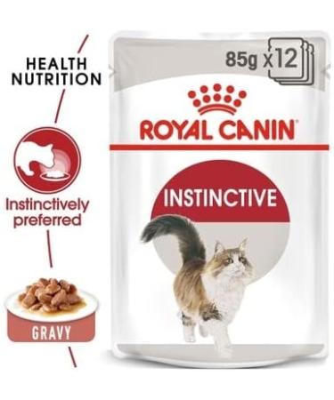Royal Canin Instinctive Adult Cat Food Gravy Pouch 85g (Pack of 12) Savory meat-based flavor 1.02 kg (Pack of 1) - Buy Online on GoSupps.com