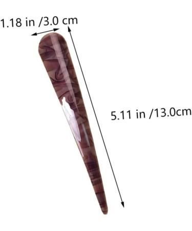 DRESSOOS 1pc Glossy Horn Clip Vintage Hair Barrettes Hair Clips Womens Barrettes for Hair Tortoise Hair Clip Teeth Hair Barrettes Vintage Alligator Styling Scratch Miss Acrylic Rhinestones 13X3cm Grey - Buy Online on GoSupps.com