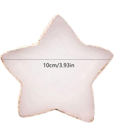 Resin Nail Art Palette Star Shaped Painting Color Mixing Plate Cosmetic Mixing Tools White Brushes - Buy Online on GoSupps.com