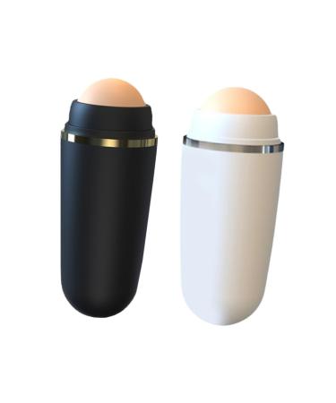 FRCOLOR 2pcs Volcanic Stone Oil-absorbing Ball Pimple Tool Oil- Absorbing Face Roller Oil Absorbing Ball
