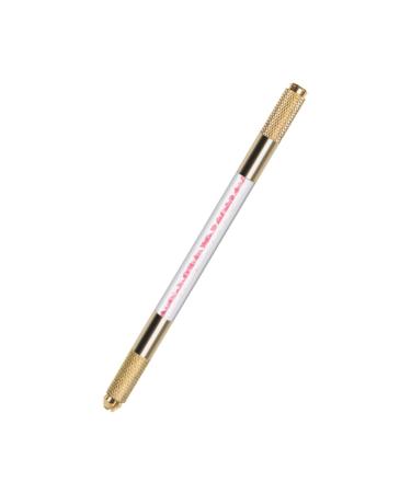 DRESSOOS Embroidery Pencil Eyebrow Pencil Tattooing Microblading Pen Skin Pen Double Head 1 count (Pack of 1) Pink