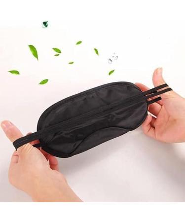 10pcs Sleep Eye Masks for Men Women - Block Out Light for Night Sleep, Yoga, Travel - Soft Comfort Eye Shade Covers - Black - Buy Online on GoSupps.com