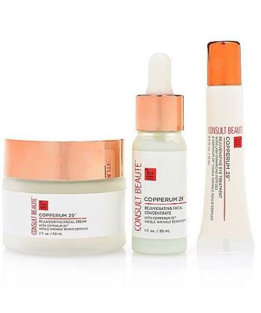 Consult Beaute Copperum 29 Rejuvenating Eye Treatment 0.5 oz | Copper Peptides Serum for Wrinkles, Dehydrated Skin & Lash Enhancement - Buy Online on GoSupps.com