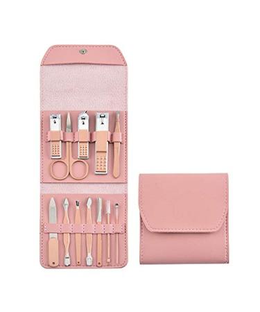Nail Clippers Kit Rose Gold 16-Piece Nail Clippers and Nail Clippers Set from Stock Bag Style Nail Tools Manicure Set (Size : 12 Pieces of Rose Gold)
