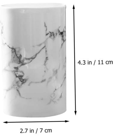 Goohochy Mouthwear Cup - Multi-Purpose Toothbrush & Teaspoon Holder | Stylish Ceramic Bathroom Storage for Ceramics Lovers - Buy Online on GoSupps.com