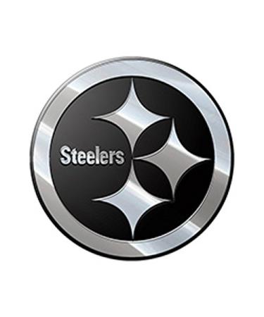 NFL Pittsburgh Steelers Chrome Metal Car Emblem