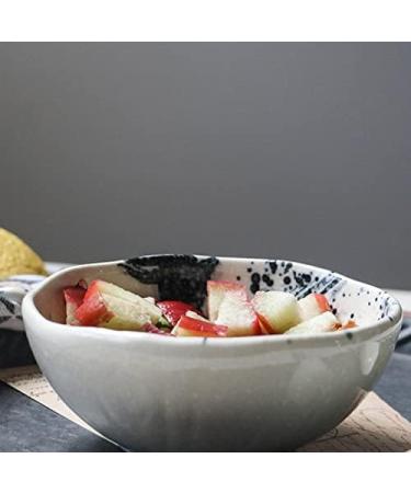 Fruit Bowl 5.5 Inch Retro Bowl Ceramic Tableware Fruit Salad Soup Bowls Janpanese Breakfast Dessert Dinnerware Kitchen Fruit Dish (Color : Spherical Bowl) - Buy Online on GoSupps.com