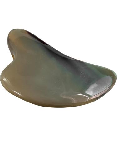 FRCOLOR Triangular Scraping Board Chinese Scraper Tool Muscle Guasha Tool for Face Jade Comb Neck Scraper Scraping Foot Board Guasha Board Face Neck Massager Horns Rustle The Face Travel As Shown 2