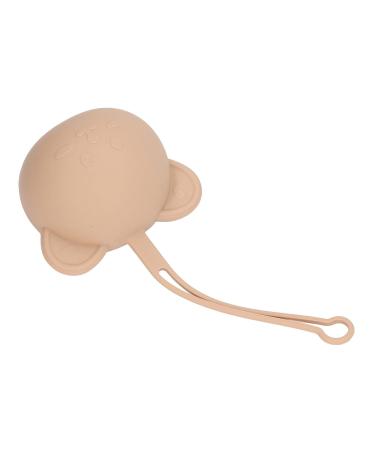 Bear Shaped Silicone Pacifier Storage Box for Newborns - Travel Holder & Accessories in Coffee Color - Buy Online on GoSupps.com