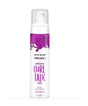 Newly Curl Talk Refreshing Curl Foam 8 fl oz (1 Pack Packaging May Vary)