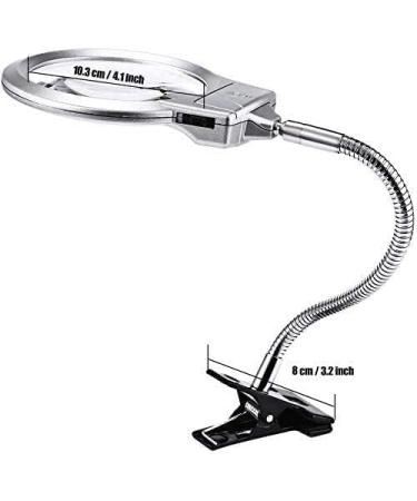 Magnifiers Magnifier Magnifying Glass Stand 10X 20X Desktop Magnifier with Led Jumbo Lens Hands Free Magnifying with Light for Reading Comfortable Anniversary - Buy Online on GoSupps.com