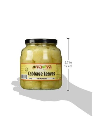 Vava Cabbage Leaves 54oz - Fresh and Delicious Pickled Cabbage for Salads and Sandwiches - Buy Online on GoSupps.com