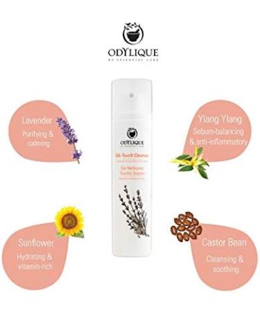Odylique - Organic Cleanser for Dry Skin Silk Touch Cleanser - With Purifying Lavender & Hydrating Plant Oils Natural Cleanser For Mature Skin (95g) - Buy Online on GoSupps.com