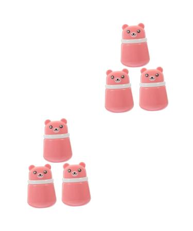 Healeved 6 Pcs Powder Puff Box Body Powder Puff Baby Powder for Newborn Travel Baby Powder Empty Puff Box After-Bath Powder Puff Cute Powder Puff Travel Talcum Powder Dispenser Powder Box 10X7CMx2pcs Pinkx2pcs