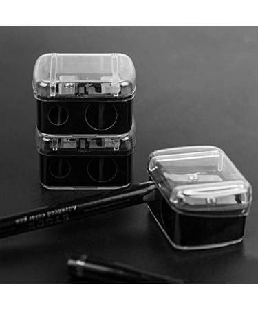Ancoo 4 Pieces Dual Hole Pencil Sharpener for Eye Makeup - Eyebrow and Eyeliner Precision Sharpener - Buy Online on GoSupps.com