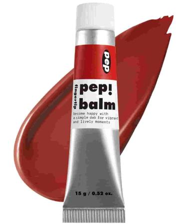 Pep! Balm Multi-Use Lip and Cheek Tint Shea Butter Liquid Blush and Lip Paint Travel-Friendly 0.52 Oz 001 Recharger