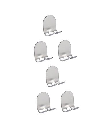 CABILOCK 6 STK Razor holder Razor holder Tools Bathroom hook made of stainless steel hook made of metal razor hook made of stainless steel razor hook accessories stainless steel 304 bath towel man