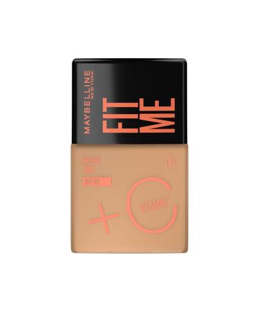M-aybelline New York Liquid Foundation Lightweight Skin Tint With Spf 50 & Vitamin C Natural Coverage For Daily Use Fit Me Fresh Tint Shade 06 30Ml
