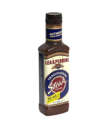 Lea & Perrins Traditional Steak Sauce, 15-Ounce Bottle (Pack of 4)