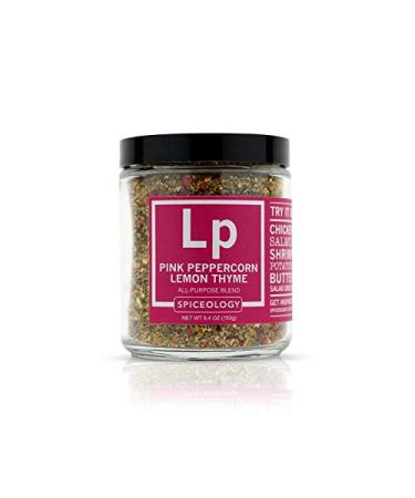 Pink Peppercorn Lemon Thyme - All-Purpose Grilling Spice Rub - Vegetable Seasoning - 5.4 ounces 5.4 Ounce (Pack of 1)