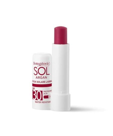Bottega Verde Bottega Verde - SOL Argan - Lip Stick - tones and protects - high protection SPF30 (5 ml) water resistant - red