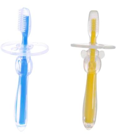 FRCOLOR 4 Pcs Bristle Training Toothbrush Set - Silicone Umbrella-Shaped Toothbrushes for Kids & Toddlers - Ideal Tooth Accessories - Buy Online on GoSupps.com