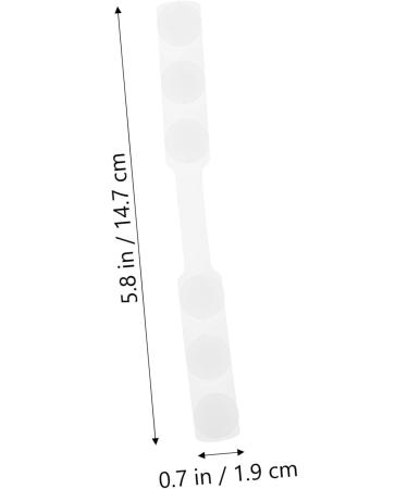 MARMERDO 10 Pcs Adjustable Mask Hook Earrings | Silica Gel Ear Expanders - White - Buy Online on GoSupps.com