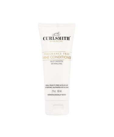 CURLSMITH - Shine Conditioner  Gentle and Moisturising  Sensitive  Fragrance Free for All Curl and Hair Types  Vegan (2 fl oz) 2 Fl Oz (Pack of 1)